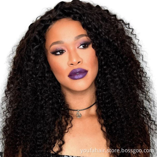 Grade 10A Cuticle Aligned Remy Human Hair Extensions Unprocessed Afro Kinky Curly Wave Brazilian Virgin Hair Weaving Bundles